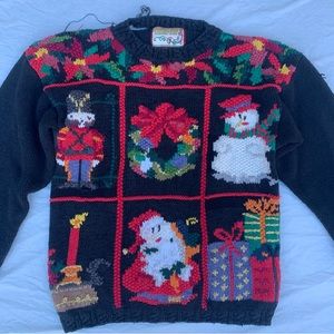 Vintage Crystal-Kobe Tacky Christmas Sweater